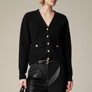 J. Crew Patch-pocket cardigan sweater